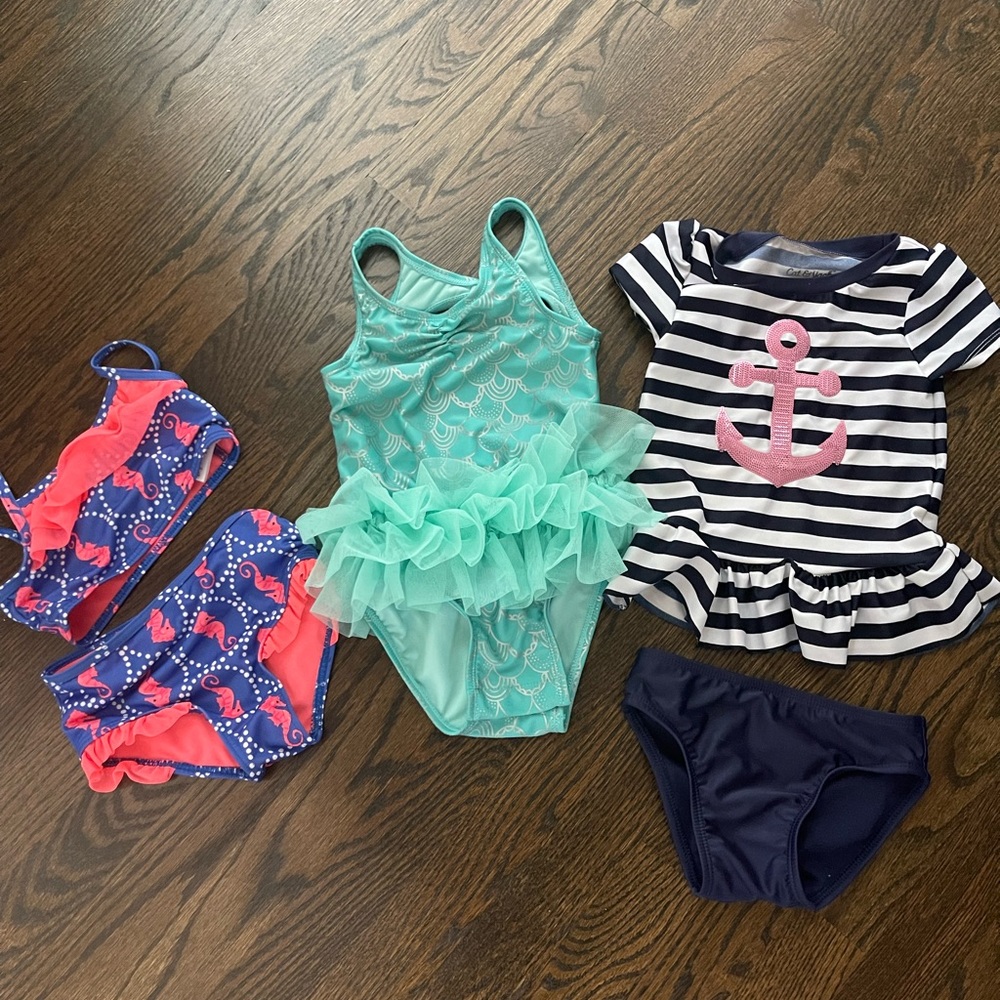 Swimsuits Girls 3t Bikini Tankini Bathing Suit